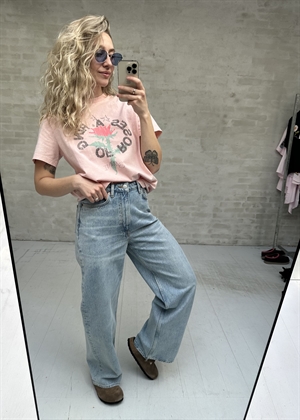 Future heavy jersey oversized tee Peachskin A1050252 Ganni 